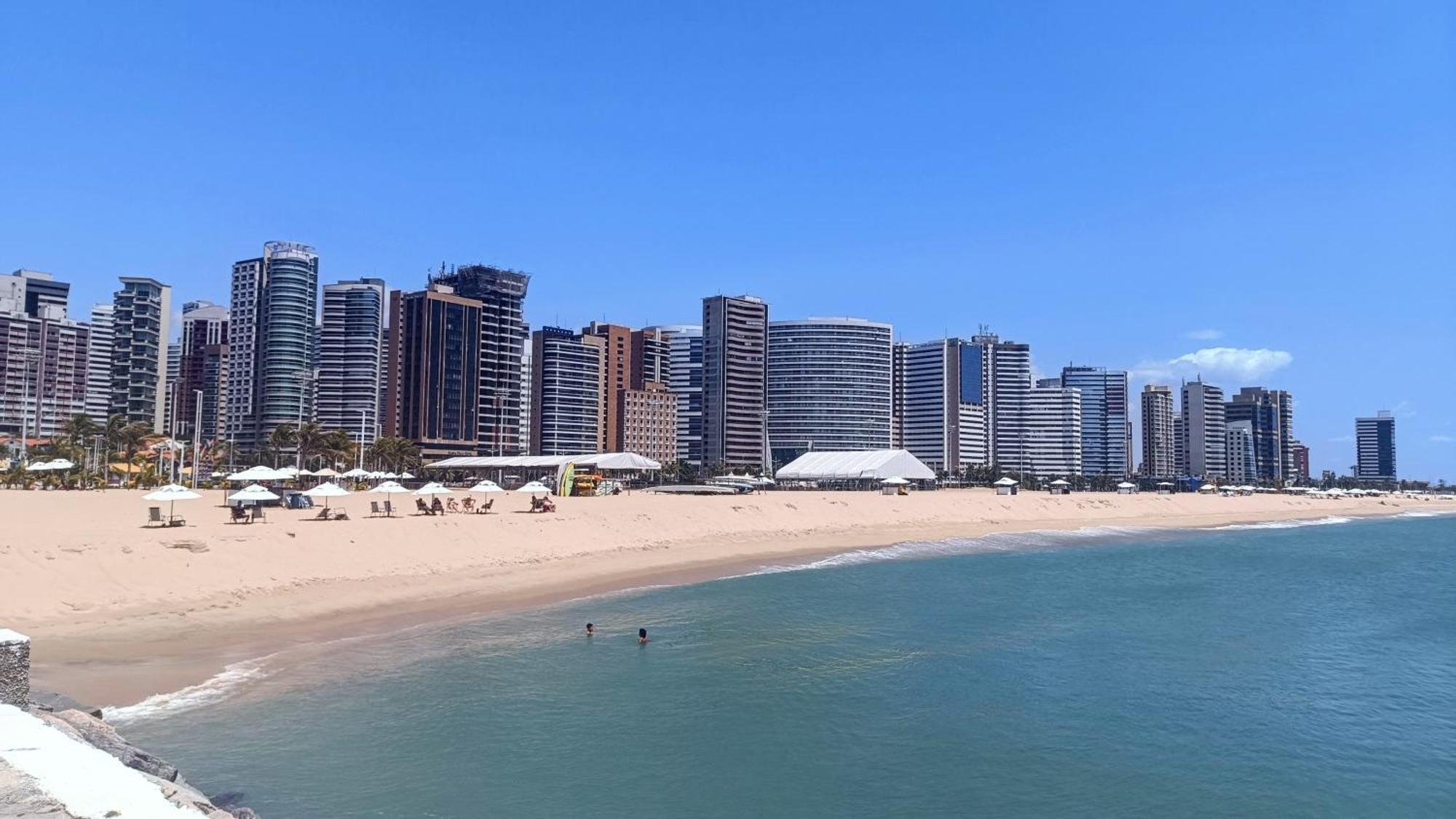 Excelente Apto Com Vista Mar Na Praia De Iracema フォルタレザ エクステリア 写真